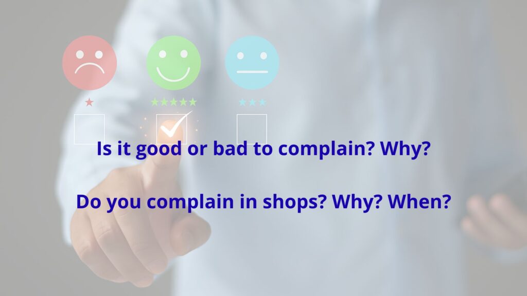 1.2.3 COMPLAINING AND APOLOGISING | SAT Idiomas